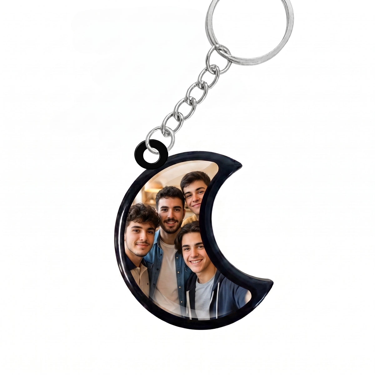 Llavero luna  personalizable con foto