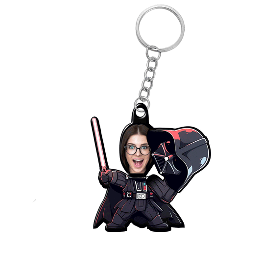 Llavero personalizado con tu rostro Darth Vader