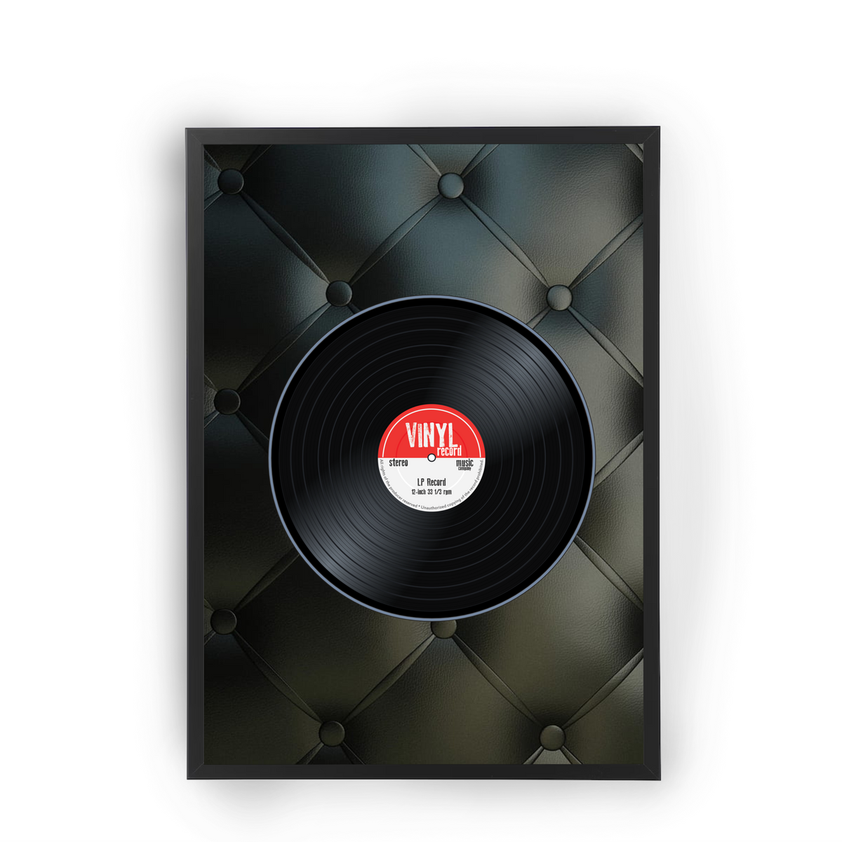 Poster con marco negro Personalizado