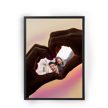 Poster con marco negro Personalizado