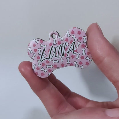 Chapa Identificativa hueso  Personalizada
